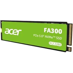 Накопичувач SSD 1Tb Acer FA300 M.2 2280 NVMe 2.0 PCIe Gen 5x4 3D NAND, Retail (BL.9BWWA.167)