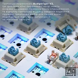 Клавіатура Epomaker EK68 Budgerigar V2 Black механічна бездротова (EK68-B-BV2) - мініатюра 17