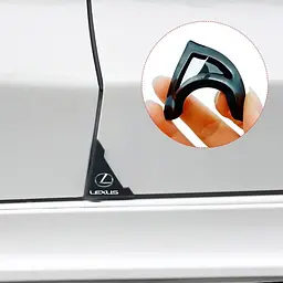 Захист кутів дверей Lexus 2 шт Гумові 45х58х47 мм на скотчі - мініатюра 4