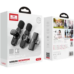 Мікрофонна радіосистема Earldom ET-MC8C USB-C Black [136108] - мініатюра 6