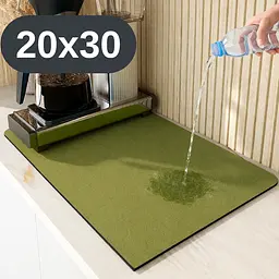 Антиковзаючий кухонний килимок 20×30 см — абсорбуючий для сушіння посуду та під кавоварку KT8001751