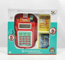 Іграшковий касовий апарат з печаткою чека Supermarket Series (6171)