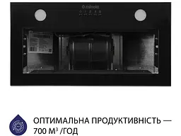 Витяжка Minola HBI 52621 BL GLASS 700 LED - мініатюра 3
