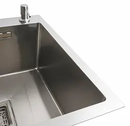 Кухонна мийка Platinum HANDMADE 78*50С R (SP000041296) - мініатюра 3