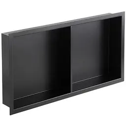 Полиця у ванну Mixxus Premium Niche-0103 Black MI6682, Чорний