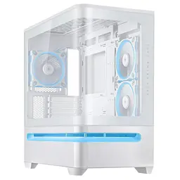 Корпус Asus Prime AP202 ARGB Tempered Glass без БЖ (90DC00P3-B19000) White