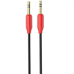 Кабель Hoco UPA11 Jack 3.5 мм (тато) - Jack 3.5 мм (тато) AUX 1.5 м Black-Red - мініатюра 2