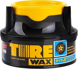 Чорніння для шин SOFT99 Tire Black Wax 170 г воскове покриття для гуми