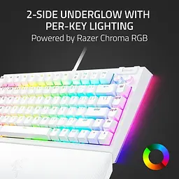 Клавіатура Razer BlackWidow V4 75% Mechanical Orange Switch USB White (RZ03-05001700-R3M1) - мініатюра 6