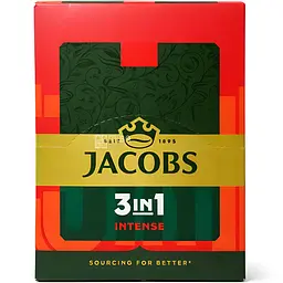 Кавовий напій Jacobs 3 в 1 Intense 12 г х 24 шт.