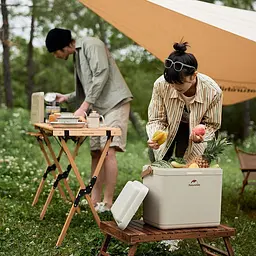 Туристичний холодильник Naturehike CNK2300BS011, 33 л, бежевий - мініатюра 8
