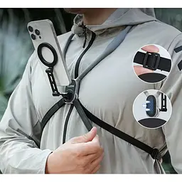 Тримач для смартфона Telesin Neck Mount MagSafe MNM-002-Y [134723] - мініатюра 2