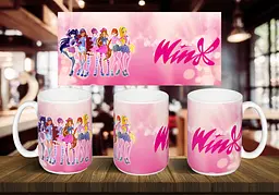 Чашка "Winx феи " 425 мл Зелена