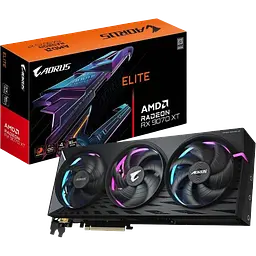 Відеокарта AMD Radeon RX 9070 XT 16GB Gigabyte AORUS Elite (GV-R9070XTAORUS E-16GD)