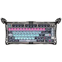 Клавіатура GravaStar Mercury V75 Pro 80keys Magnetic Jade Gaming 8K USB-A RGB Cyberpunk (GS_V75_PRO_RM_EGRY)