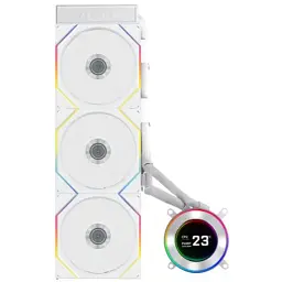 Система рідинного охолодження Lian Li HydroShift II LCD-C 360TL, White (G89.GHS2LCD36TW.00) - мініатюра 2
