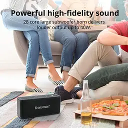 Портативна акустика Tronsmart Mega 40w бездротова чорна - мініатюра 6