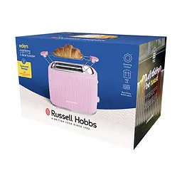 Тостер Russell Hobbs Eden 800 Вт пластик підігрів розморожування малиновий - мініатюра 6