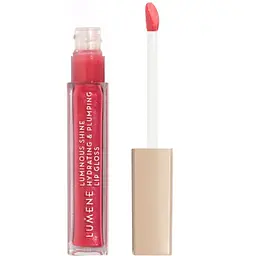 Блиск для губ Lumene Luminous Shine Hydrating & Plumping Lip Gloss відтінок 5 (Bright rose) 5 мл (8000018914311) - мініатюра 2