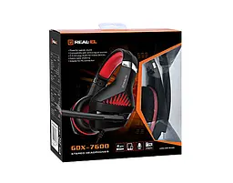 Игровые наушники с микрофоном REAL-EL GDX-7600 - мініатюра 4