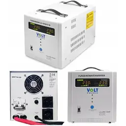 ДБЖ Перетворювач напруги Volt Polska SINUS PRO 2200 E 12/230 В (1600/2200 Вт) - мініатюра 2
