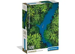 Пазл Clementoni High Quality Collection: Мальовнича річка в тропічних джунглях — вигляд з висоти (High Quality Collection - Tropical Aerial View Puzzle - 500 pcs.), 500 ел. (35592)