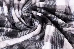 Плед Ardesto Flannel 200х220 см сіра клітинка (ART0102PB) - мініатюра 4