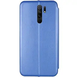 Шкіряний чохол-книжка Classy для Xiaomi Redmi 9 Синій - мініатюра 2