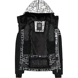 Куртка CMP Woman Jacket Fix Hood White/Black XXS (1097-31W0076-15ZH 34) - мініатюра 4
