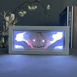 Світильник нічник 3D Ван Піс Луффі One Piece Luffy 20 см NL3D OP L - мініатюра 2