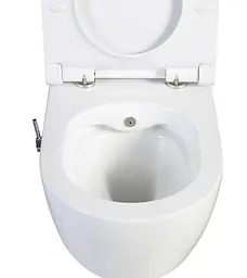 Унітаз-біде підвісний Mixxus Premium Ellipse-1301-R 500x365x350 мм Rimless MP6659, Білий - мініатюра 6