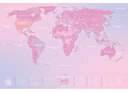 Скретч карта 1DEA.me Travel Map Love World (англ.) (13104) - мініатюра 2