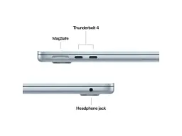 Ноутбук Apple MacBook Air 13,6 2026 M5/10CPU/10GPU/32GB/1TB Sky Blue (Z1LB000KL) - мініатюра 8