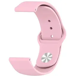 Ремінець Silicone 22 mm Watch Gear S3/Watch 46 mm/Xiaomi Amazfit Рожевий