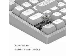 Клавіатура Dark Project ALU81 Terra Nostra ENG/UA White (DPKB_NOSTRA_81_ANSI_WHITE_UA) - мініатюра 8