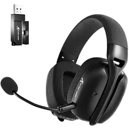 Ігрова гарнітура Attack Shark L80PRO Wireless, 2.4GHz/Bluetooth/3.5mm Black (L80PROB_AS) - мініатюра 3