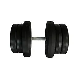 Гантель складальна композитна в пластиковій оболонці Rock Pro-R 21,5 кг NE-PL-R-021