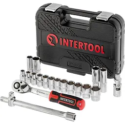 Набір торцевих головок із тріскачкою Intertool ET-8020 20 шт. [98833] - мініатюра 2