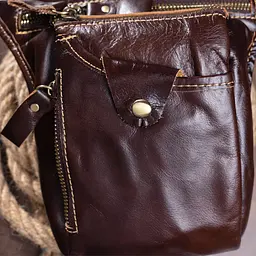 Чоловіча шкіряна сумка Vintage 16х22х3,5 см sum0012284 - мініатюра 9
