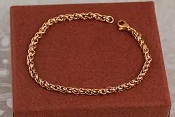 Браслет Xuping Jewelry колос 20 см 3 мм золотистий