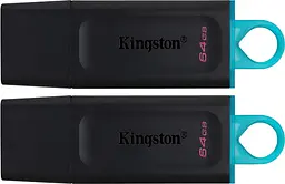 USB Flash Kingston DT Exodia USB 3.2 64GB 2 Pack Black/Blue