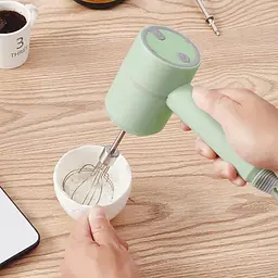 Акумуляторний міксер USB Electric Whisk з 2 насадками 223-13 - мініатюра 3