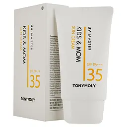 Солнцезащитный крем для взрослых и детей Tony Moly UV Master Kids & Mom SPF 35 PA+++, 45 мл