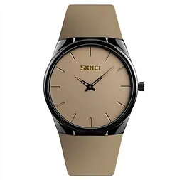 Наручний класичний годинник Skmei 1601S коричневий - мініатюра 2