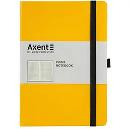 Блокнот Axent Partner Prime 145х210 мм A5 96 аркушів у клітинка Жовтий (8305-08-A)