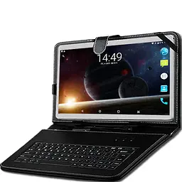 Планшет-телефон Adronix X1001 Silver LTE 2/32GB + Чохол-клавіатура - мініатюра 2