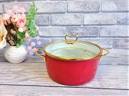 Каструля – фритюрниця O.M.S. Collection 10100 22см 3.7 л Red
