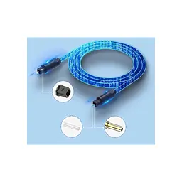 Кабель мультимедійний Optical Toslink 1.0m black Vention (BAEBF) - мініатюра 4