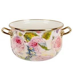 Каструля емальована Elmani з кришкою, 3,8 л, діаметр 20см, висота 12 см (763-004) - мініатюра 2