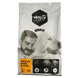 Сухий корм для собак Amity Iberian Pork&Rice, з іберійською свининою та рисом, 3 кг (8436538947920) - мініатюра 2